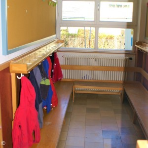Garderobe Zachäus Kindergarten